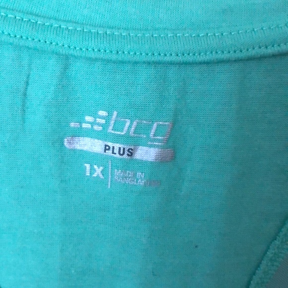 Plus Size Athletic Tee Shirt - Picture 3 of 3